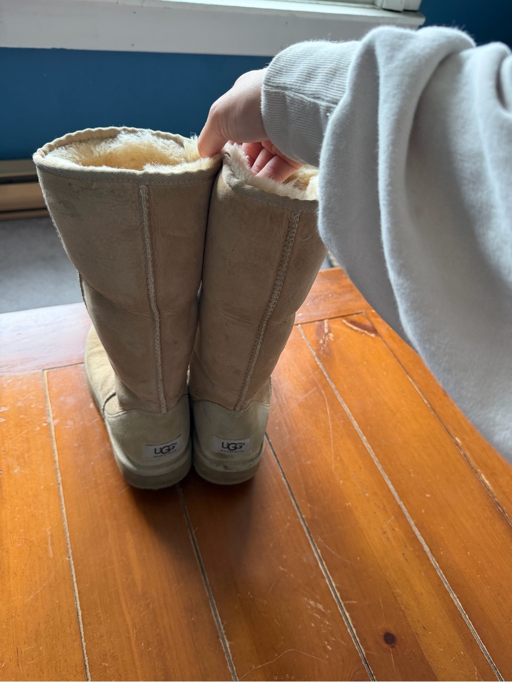 UGG Tall Sheepskin Boots - Sand